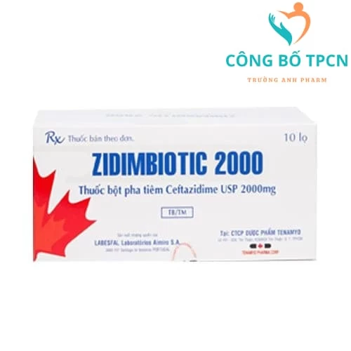 Zidimbiotic 2000 - Thuốc điều trị các bệnh nhiễm khuẩn